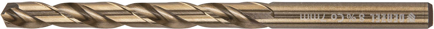 Сверло по металлу 7мм HSS Co-8% Denzel (71449)