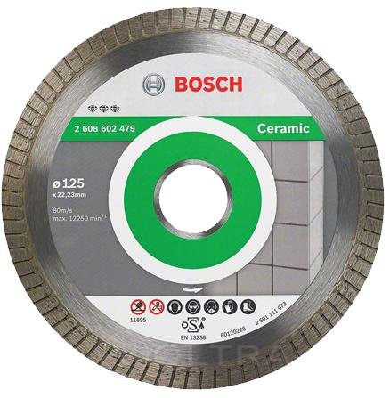 Алмазный круг 125х22мм по керамике Turbo Best For Ceramic Extra-Clean Bosch (2608602479)