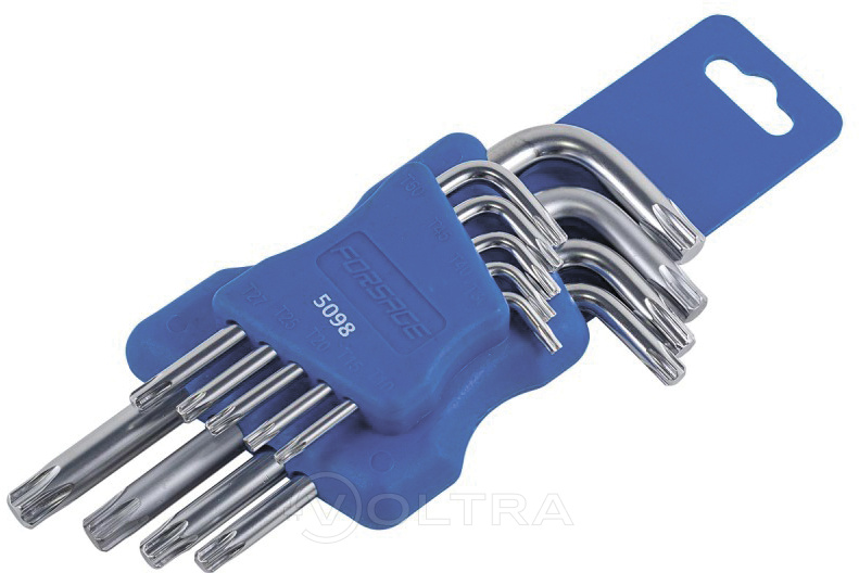 Набор ключей Г-образных TORX 9пр. Forsage F-5098