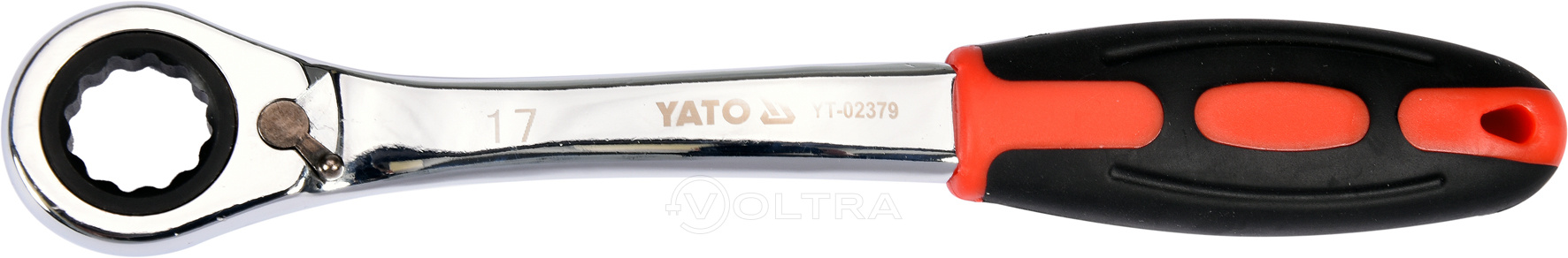 Ключ накидной с трещоткой 17мм CrV Yato YT-02379