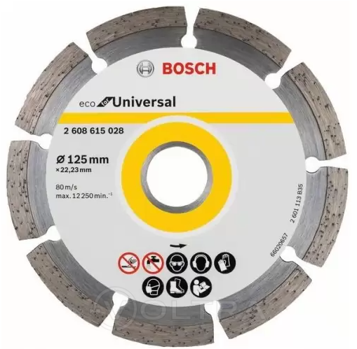 Алмазный диск 125x22.23 Eco Universal Bosch (2.608.615.028)
