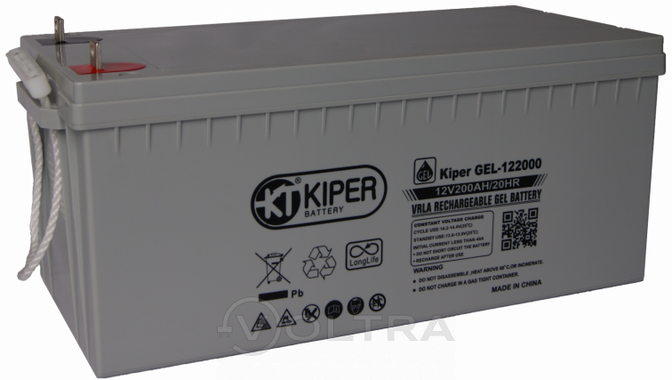 Аккумуляторная батарея Kiper 12V/200Ah (GEL-122000)