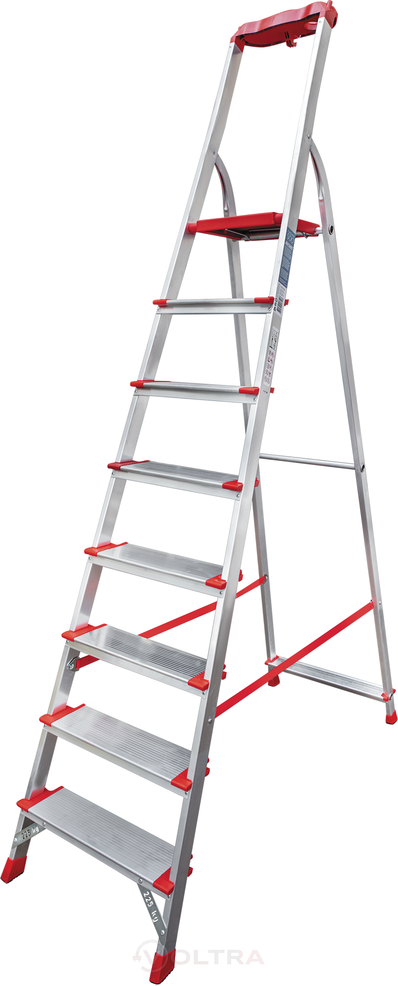 Лестница-стремянка алюминиевая односторонняя 169см 8.2кг Новая Высота NV500 (5150108)