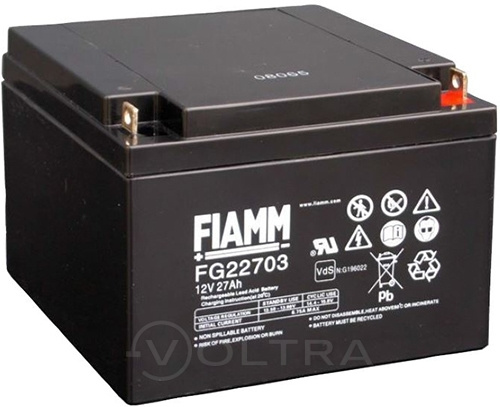 Аккумуляторная батарея 12V/27Ah Fiamm (FG22703)