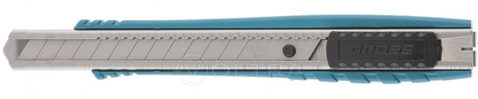 Нож 130мм металлический корпус выдвижное сегментное лезвие 9мм (SK-5) Gross (78898)