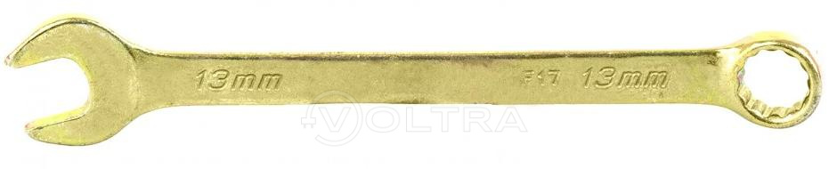 Ключ комбинированный 13мм желтый цинк Сибртех (14979)