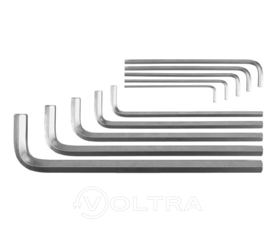Ключи шестигранные 3,0-17мм (набор 10шт.) Yato YT-0519