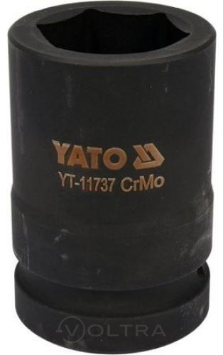 Головка торцевая ударная 1" 6гр 34мм L80мм CrMo Yato YT-11737
