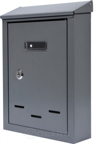 Ящик почтовый металлический 285х200х60мм серый Vorel 78541