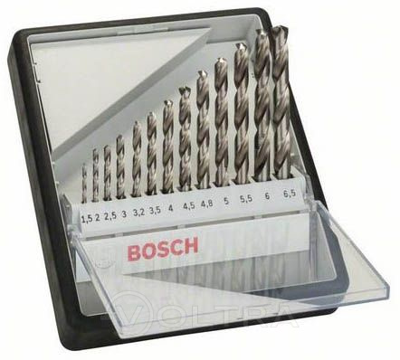 Набор сверл по мет. 13шт 1.5-6.5мм Bosch (2607010538)