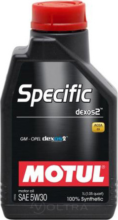 Масло моторное синтетическое 1л Motul Dexos2 5W-30 (102638)