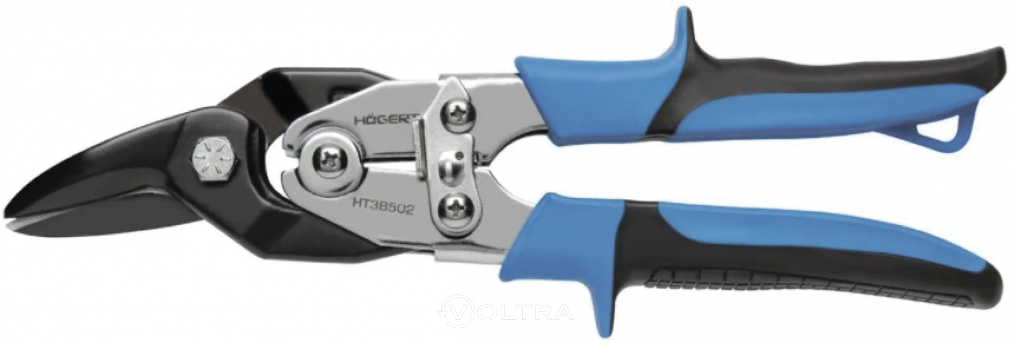 Ножницы по металлу 250мм правые HOEGERT HT3B502