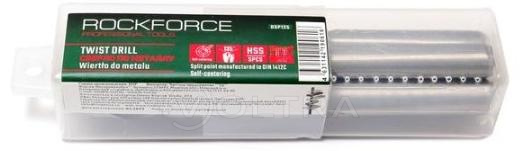 Сверло по металлу 11.5мм HSS 5шт RockForce RF-DSP115