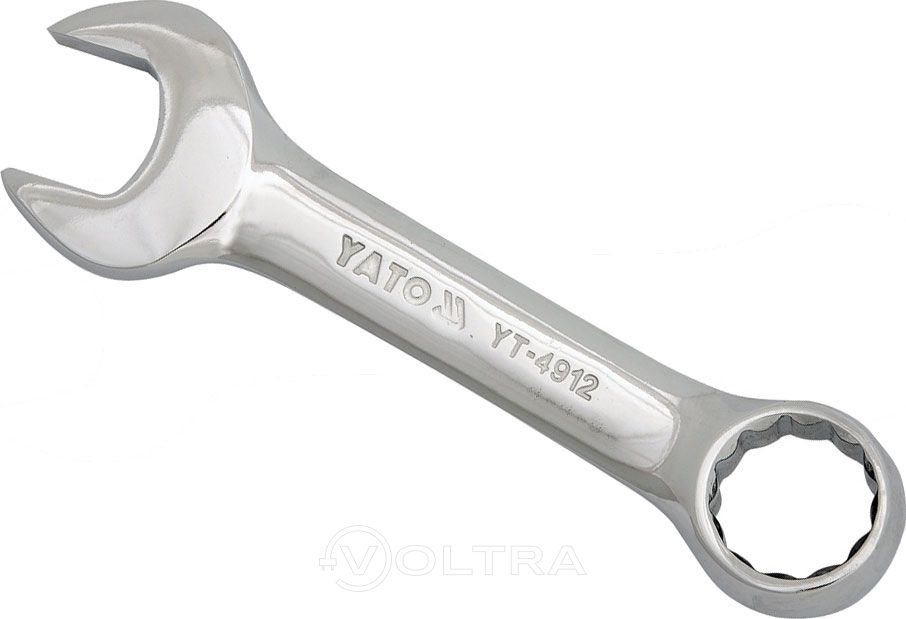 Ключ рожково-накидной короткий 10мм CrV Yato YT-4903