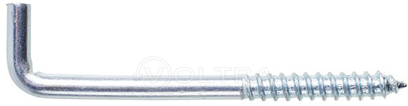 Крючок 6.0х60мм Г-образный цинк 4шт Starfix (SMZ1-41056-4)