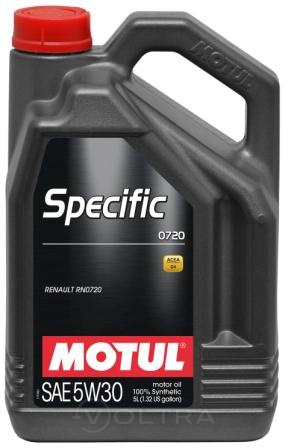 Масло моторное синтетическое 5л Motul 0720 Specific 5W-30 (102209)
