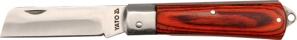 Нож монтера складной с дер. ручкой Yato YT-7600