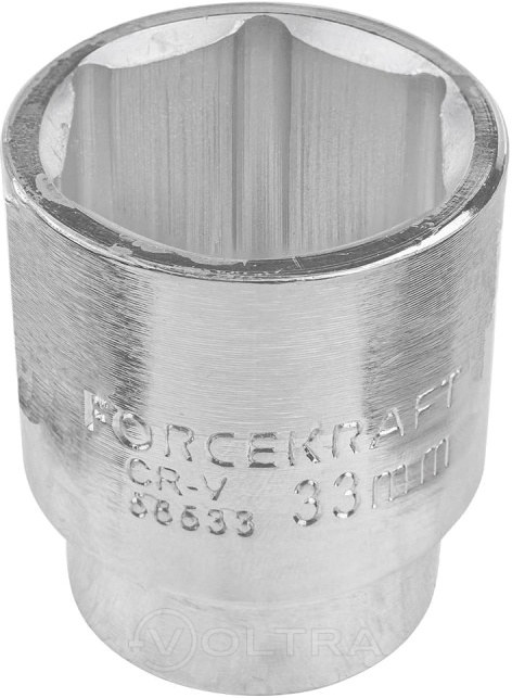 Головка 33мм 3/4" 6гр. ForceKraft FK-56533