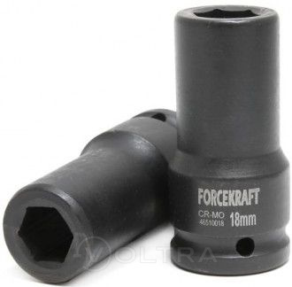 Головка ударная глубокая 3/4" 28мм (6гр.) ForceKraft FK-46510028