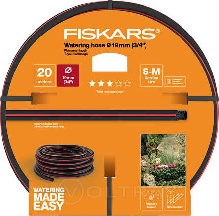 Шланг поливочный Fiskars Q3 3/4" 20м (1027109)
