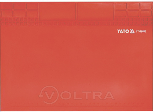 Силиконовый коврик для ремонта и пайки 35x25см 74 отсека Yato YT-82468