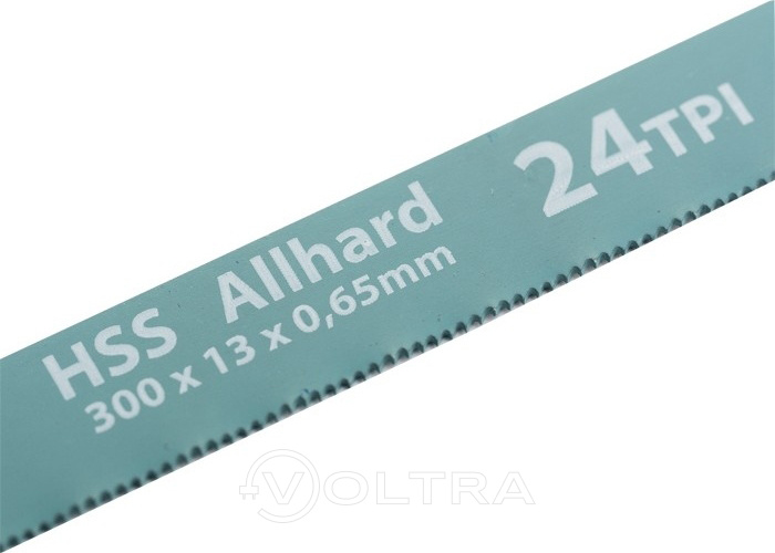 Полотна для ножовки по металлу 300мм 24TPI HSS 2шт Gross (77724)