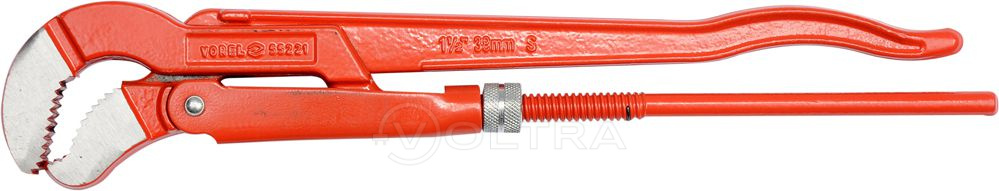 Ключ разводной трубный газовый "S" 1.5" (38мм) Vorel 55221