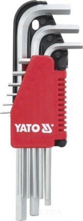 Ключи шестигранные 2-10мм 9пр Yato YT-0502