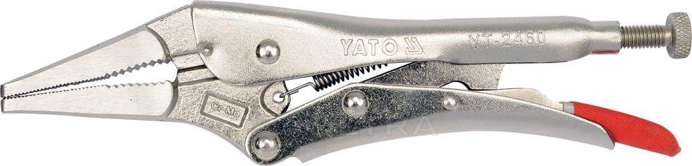 Ключ-зажим Morsea 225мм удлиненный СrMo Yato YT-2460