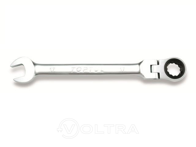 Ключ комбинированный 8мм с поворотной трещоткой TOPTUL (AOAD0808)