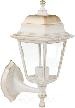 Светильник садово-парковый настенный НБУ белый под бронзу Леда 04-60-001 60Вт Юпитер (JP1408)