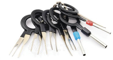 Ключи для снятия штифтов и разъемов 11шт Geko G02702
