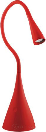 Лампа настольная светодиодная 3Вт 3000К красная Jazzway PTL-1211 (1022790)