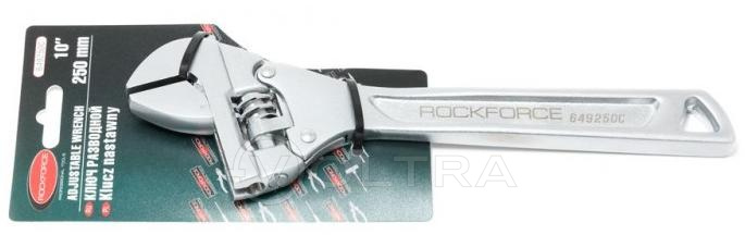 Ключ разводной с шарнирным механизмом для подбора размера захвата 10''-250мм (захват 0-36мм) RockForce RF-649250CS