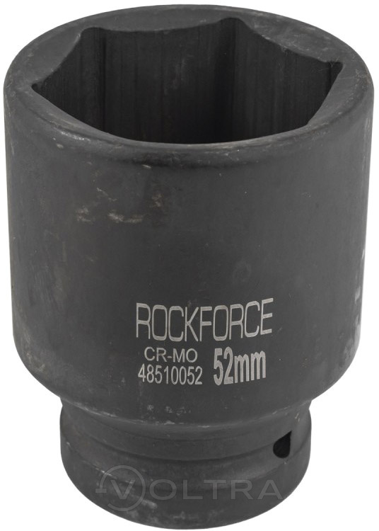 Головка ударная глубокая 52мм 1'' 6гр. Rock Force RF-48510052