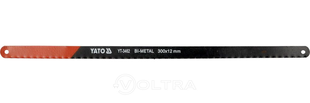 Полотно по металлу Bi-metal-Cobalt 12х300мм (2шт) Yato YT-3462