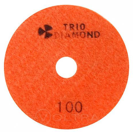 Алмазный гибкий шлифкруг "Черепашка" 100 №100 Trio-Diamond (340100)