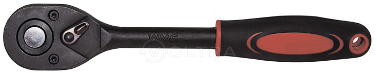 Трещотка реверсивная ударная с резиновой ручкой 1/2" WMC TOOLS WMC-80242MPB