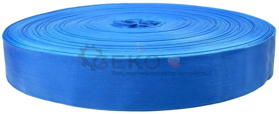 Напорный рукав ПВХ 2" 100м 2bar (синий) Geko G70010
