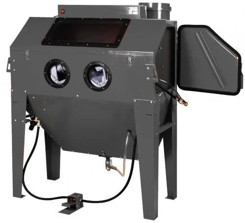 Пескоструйная камера с электродвигателем для очистки воздуха 420л Rock Force RF-SBC420