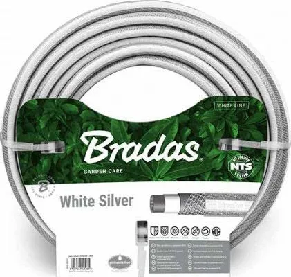 Шланг поливочный 1/2" 20м Bradas NTS White Silver (WWS1/220)