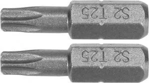 Бита TORX T25х25мм 1/4" (2шт) AlSl S2 Yato YT-77905