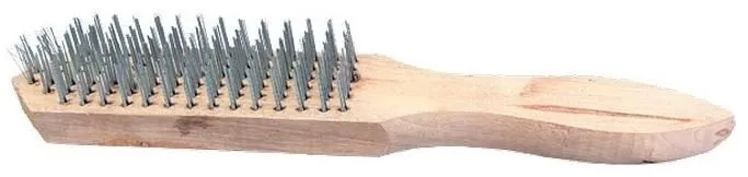 Щетка шестирядная металлическая с деревянной ручкой Sparta (748265)