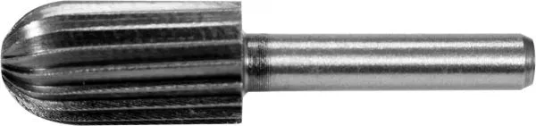Шарошка металлическая цилиндрическая с закруглением для обработки металла 13мм Yato YT-61715
