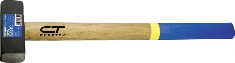 Кувалда 6кг деревянная рукоятка Сибртех (10933)