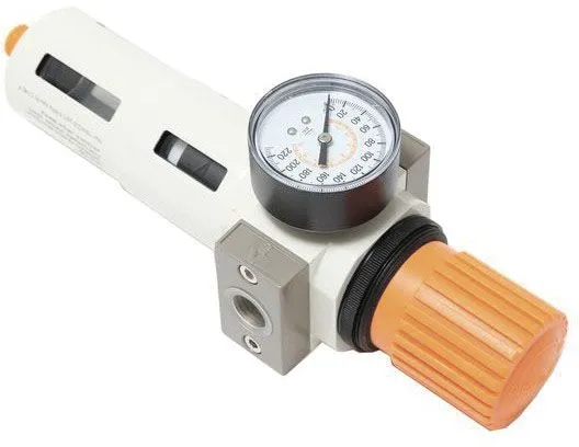 Фильтр-регулятор с индикатором давления для пневмосистемы "Profi" 3/4" Rock Force RF-702534
