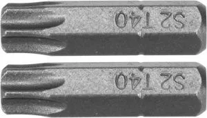 Бита TORX T40х25мм 1/4" (2шт) AlSl S2 Yato YT-77908