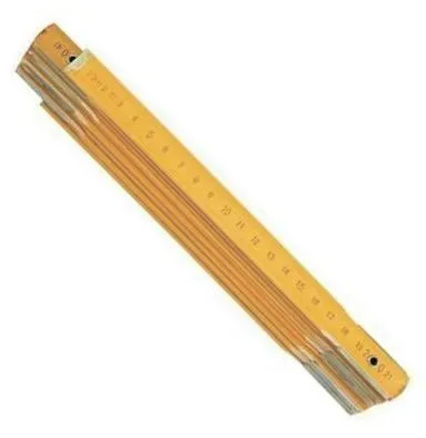 Метр складной деревянный 1м Vorel 15010