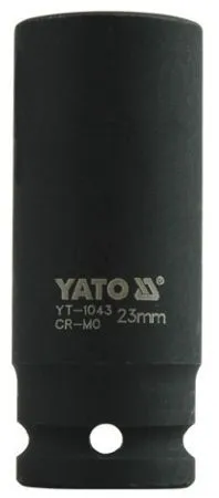 Головка торцевая ударная 1/2" 6гр. 23мм L78мм CrMo Yato YT-1043