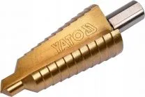 Сверло по металлу ступенчатое 10-30мм HSS-TiN Yato YT-44746
